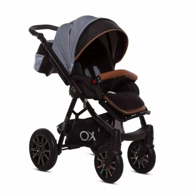 XQ Line klapvogn - gray & black