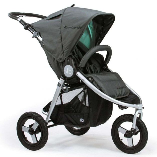 Bumbleride Indie, Dawn Grey Mint - City og terrængående vogn