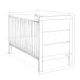Woodies MODERN COT tremmeseng