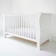 Woodies NOBLE BED WHITE - 2 i 1 tremmeseng
