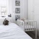 Woodies BEDSIDE CRIB tremmeseng - white