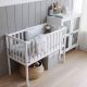 Woodies BEDSIDE CRIB tremmeseng - white