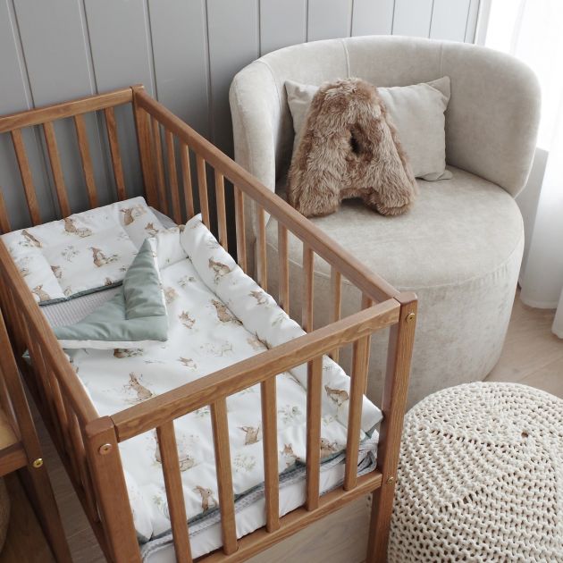 Woodies BEDSIDE CRIB tremmeseng - vintage