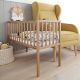Woodies BEDSIDE CRIB tremmeseng - vintage