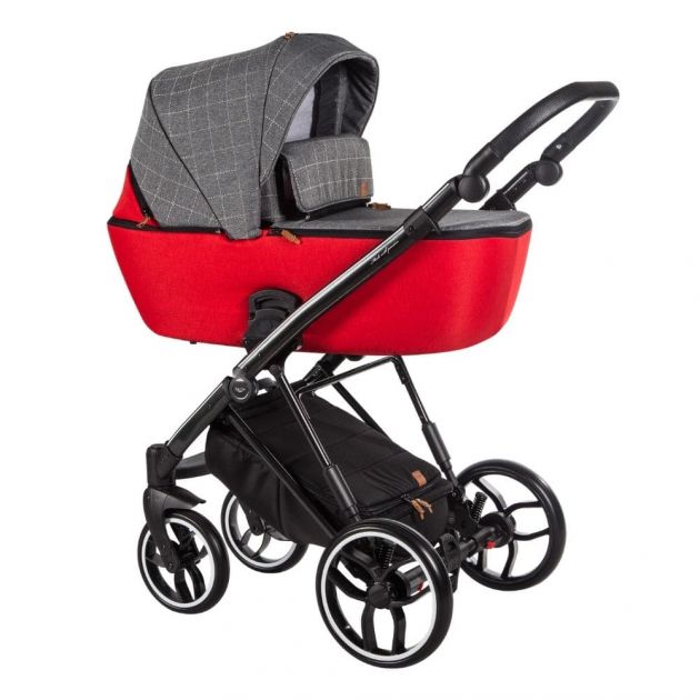 LA ROSA 3 i 1 barnevogn - rød