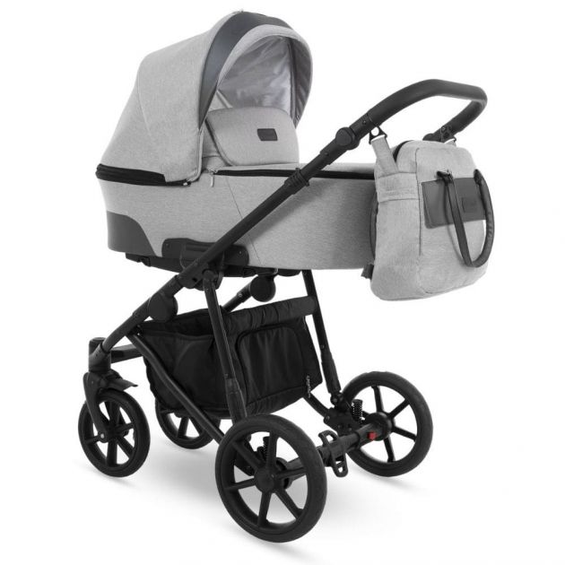 OLLIO 3 i 1 kombivogn - lysegrå