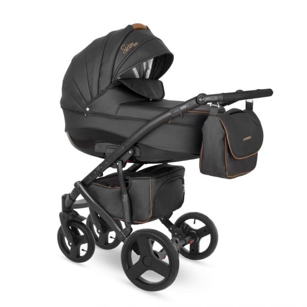 SIRION KOMBIVOGN I ØKOLÆDER - SORT