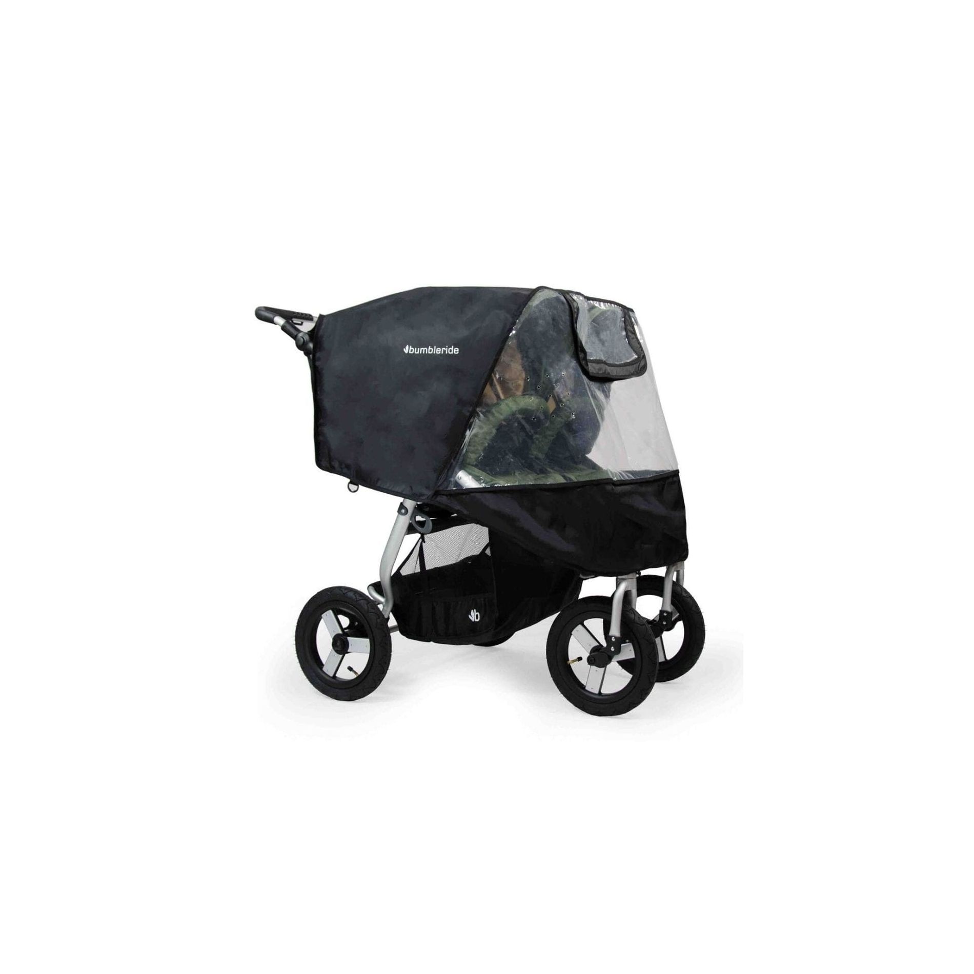 Bumbleride Indie Twin Klapvogn matte black - Kombivognsgiganten.dk