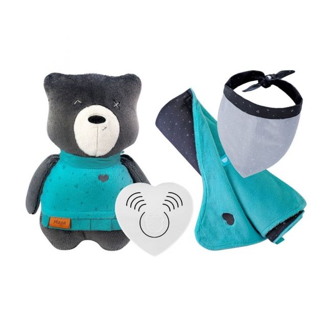 Maya bamse, babytæppe og tørklæde i sæt
