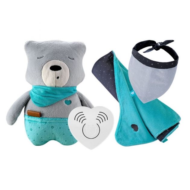 Lucas bamse, babytæppe og tørklæde i sæt