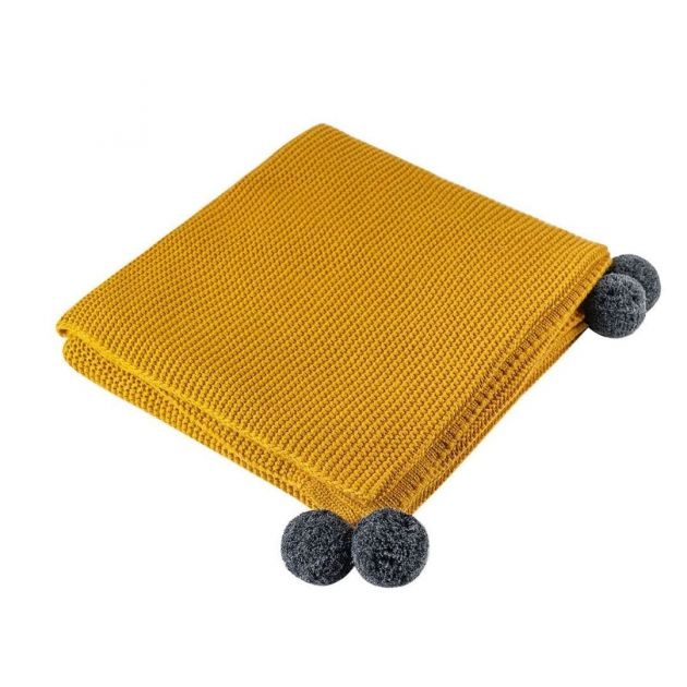 Bambus babytæppe - honningfarve