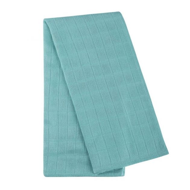 Bambus stofble - blå 46/46 cm