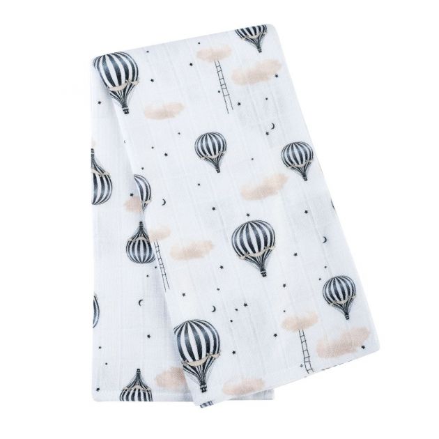 Bambus stofble - balloner 46/46 cm