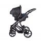 3 i 1 barnevogn DANTE - black flowers