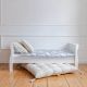 Woodies NOBLE BED WHITE - 2 i 1 tremmeseng