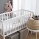 Woodies BEDSIDE CRIB tremmeseng - white
