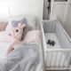 Woodies BEDSIDE CRIB tremmeseng - white