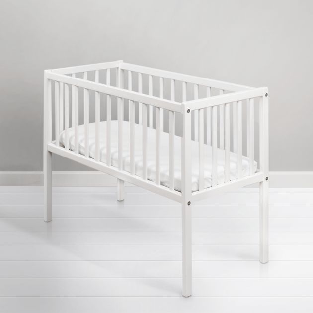 Woodies BEDSIDE CRIB tremmeseng - white